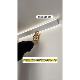 Phào nhôm - mẫu 6