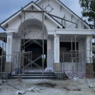 Công trình tại Cát Tiên, Lâm Đồng - thạch cao Tiến Phát