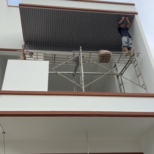 Thi công tấm ốp lam sóng ngoài trời - Đồng Xoài