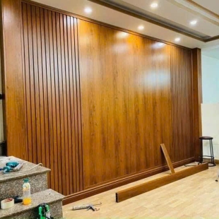 Vách nhựa nano kết hợp pvc giả đá tại Bình Phước