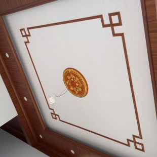 Công trình nhà mái nhật trần nhựa nano và trần thả nhựa