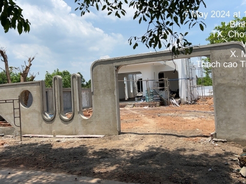 Công trình thạch cao - xây dựng tại Minh Lập, Chơn Thành, Bình Phước