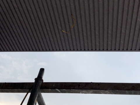 Thi công tấm ốp lam sóng ngoài trời - Đồng Xoài-BP