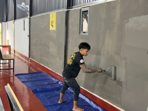 	Sơn câu lạc bộ cầu lông đặng thai mai tân phú đồng xoài