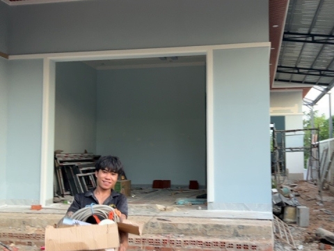 Thi công tấm ốp lam sóng - Đồng Xoài Bình Phước