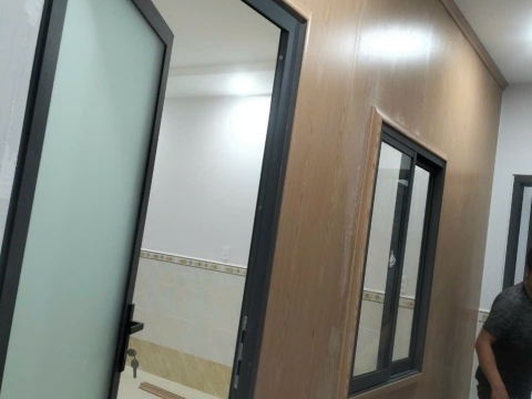 Cửa kính vách ngăn phòng nhựa nano - thach cao đồng xoài