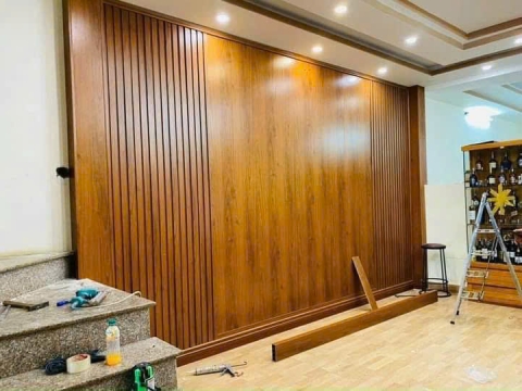 Vách nhựa nano kết hợp pvc giả đá tại Bình Phước