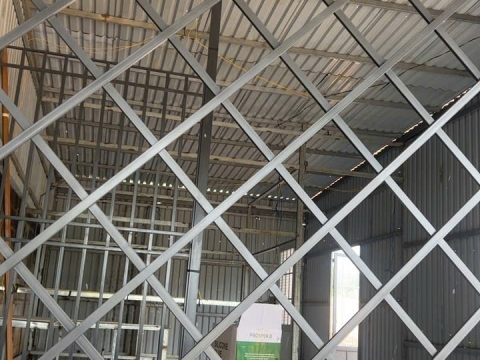 Nhà tiền chế,trần thả vách nhựa nano, Công trình Tân Hoà