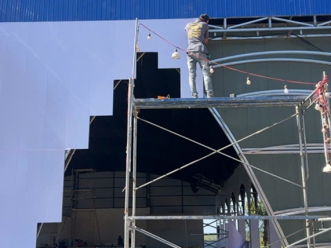 Thi công nhà hàng tiệc cưới Bù Đăng