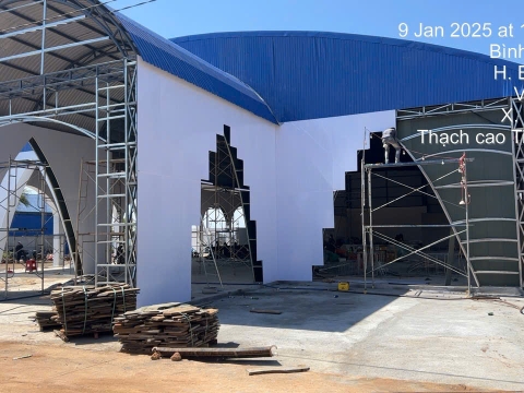 Thi công nhà hàng tiệc cưới Bù Đăng