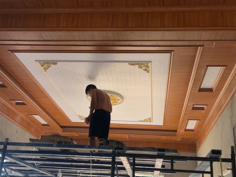 Thi công tấm ốp nhựa nano Lộc Ninh