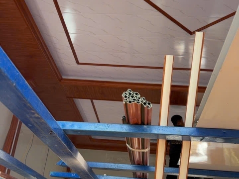 Thi công nhà lắp ghép panel,ốp tường,trần nhựa nano tại Đồng Nai (Bình Phước cũ)