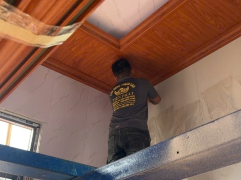 Thi công nhà lắp ghép panel,ốp tường,trần nhựa nano tại Đồng Nai (Bình Phước cũ)