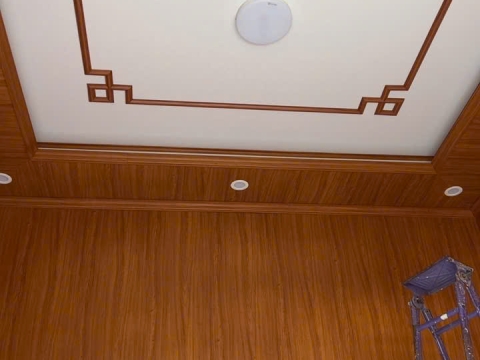 Công trình ốp tường ,trần nhựa nano tại Bình Phước