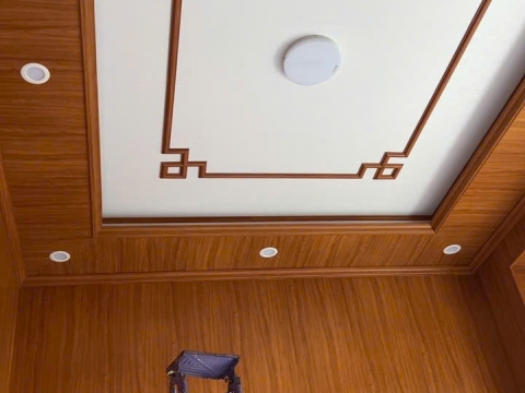 Công trình ốp tường ,trần nhựa nano tại Bình Phước