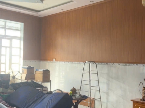 Công trình ốp tường ,trần nhựa nano tại Bình Phước