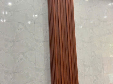 Thi công tại Bù Nho trần nhựa nano,cột lam sóng