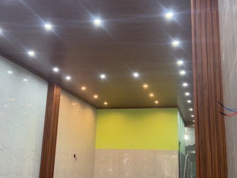 Thi công tại Bù Nho trần nhựa nano,cột lam sóng