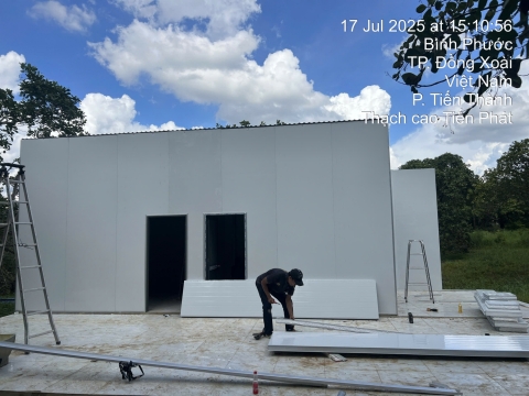 Thi công Nhà lắp ghép panel