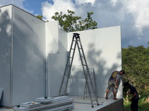 Thi công Nhà lắp ghép panel