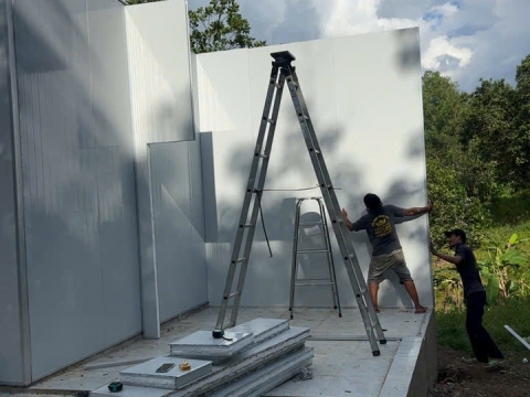 Thi công Nhà lắp ghép panel