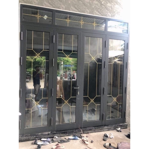 Cửa nhôm xingfa, kính nan hoa đồng xoài
